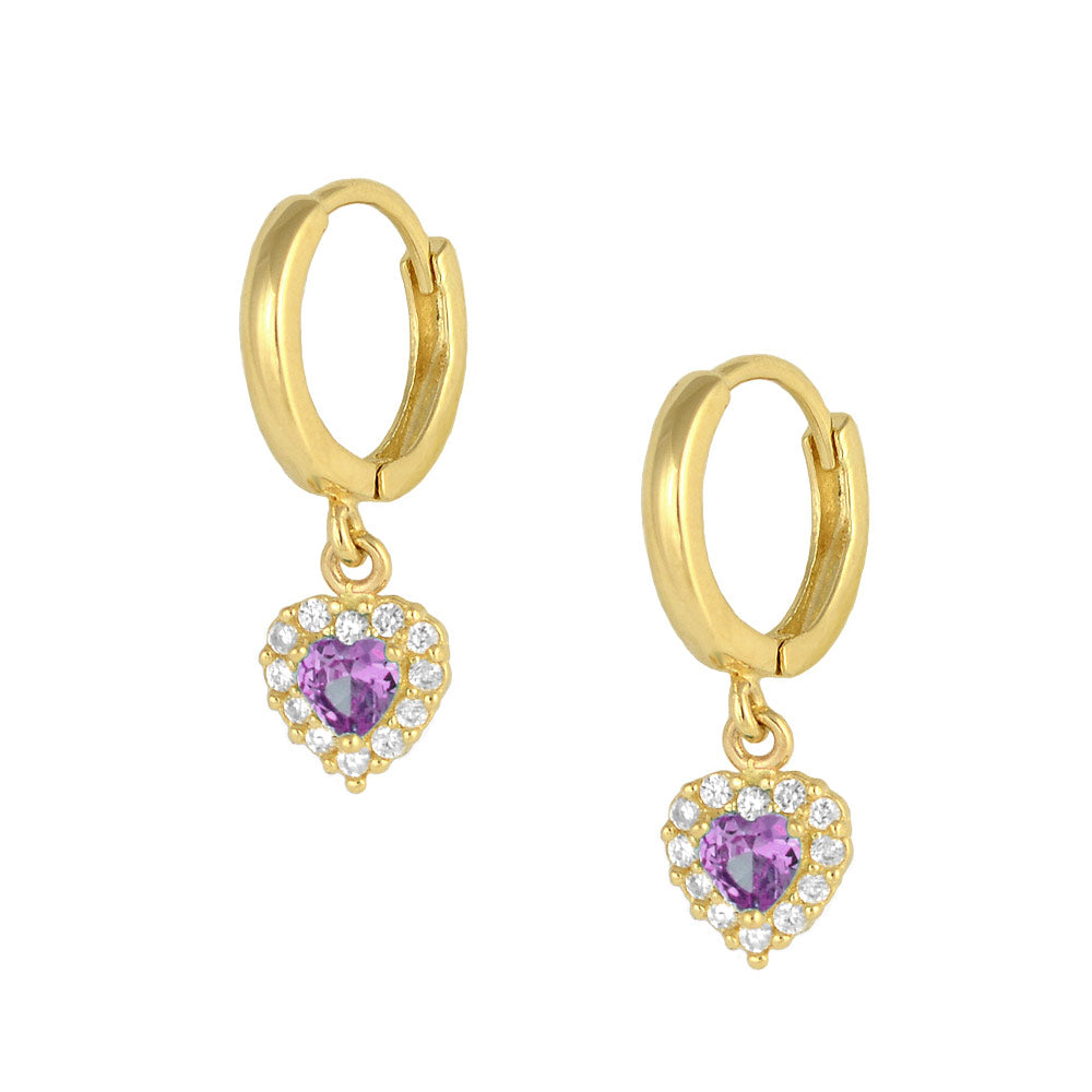 Real Gold Forming Pattern Gold Earrings For Girls ER2394